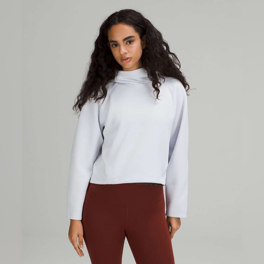 Lululemon airwrap pullover modal in alpine white